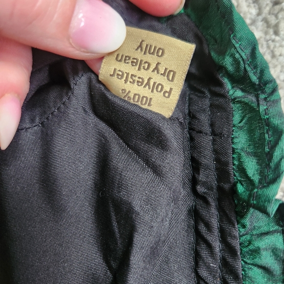 Emerald Green Tafatta Bolero Jacket Size XL Castlecore Renaissance Fairytale - Picture 14 of 14